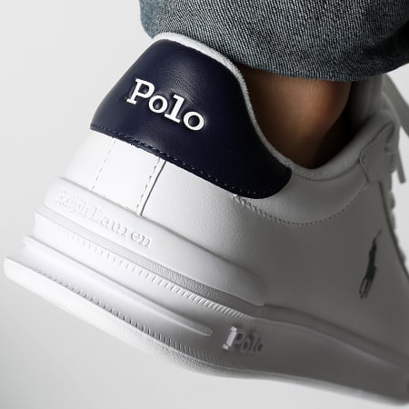 Polo Ralph Lauren - Scarpe da ginnastica Heritage Court II Bianco Navy