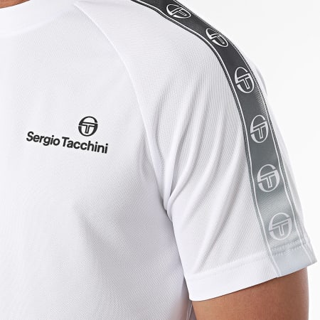 Sergio Tacchini - Set di maglietta e pantaloncini da jogging 40537_118-40540_118 Bianco