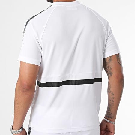 Sergio Tacchini - Conjunto de camiseta y pantalón corto 40537_118-40540_118 Blanco