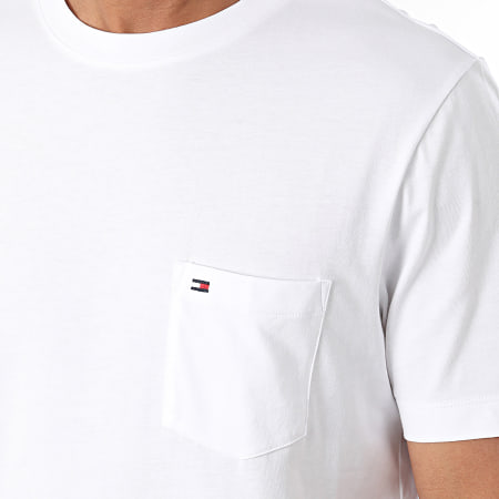 Tommy Hilfiger - Maglietta tascabile 6220 bianco