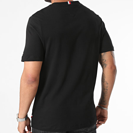 Tommy Hilfiger - Tee Shirt Chest Stripe 6739 Noir