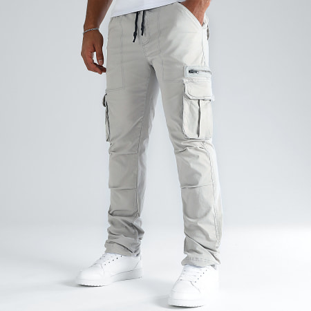 LBO - Pantalon Cargo 0504 Gris Clair