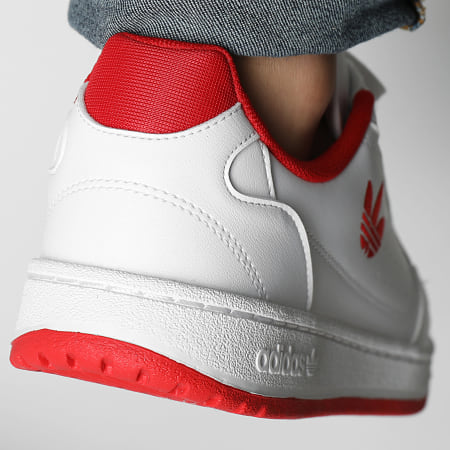 Adidas Originals - Baskets NY 90 JI1894 Footwear White Better Scarlet