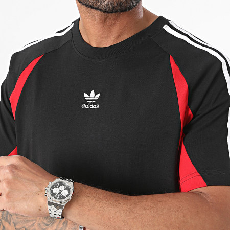 Adidas Originals - Camiseta Archivo IX9648 Negro Blanco Rojo