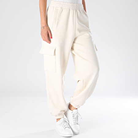Adidas Originals - Pantalones de chándal Essential Cargo para mujer IY9690 Beige