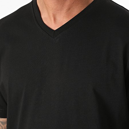 Armita - Camiseta negra con cuello en V