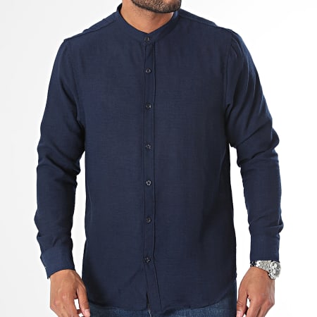 Armita - Camicia a maniche lunghe blu navy