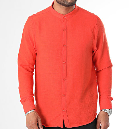 Armita - Camisa naranja de manga larga