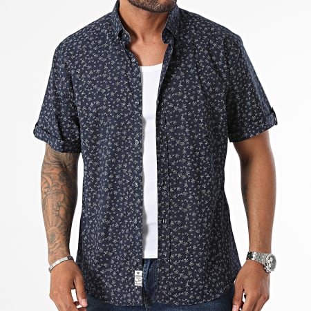 Armita - Camisa de manga corta Slim Navy