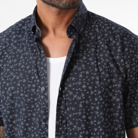 Armita - Camisa de manga corta Slim Navy