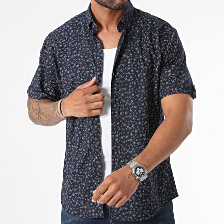 Armita - Camisa de manga corta Slim Navy