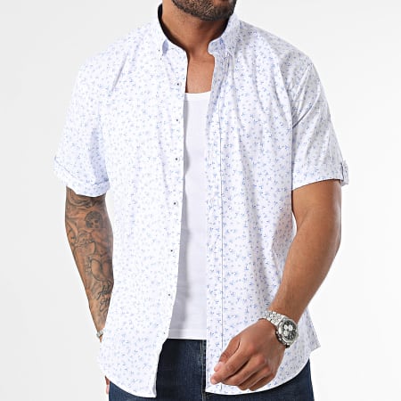 Armita - Camisa blanca de manga corta Slim