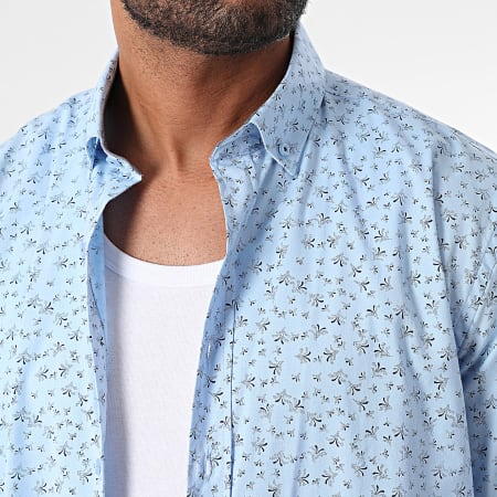 Armita - Camicia sottile a maniche corte azzurra