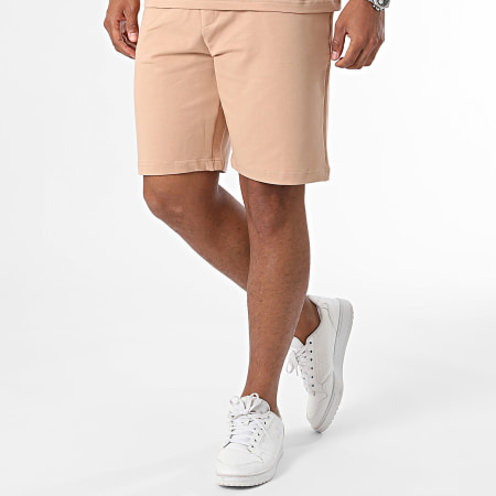 Armita - Ensemble Tee Shirt Et Short Jogging Beige