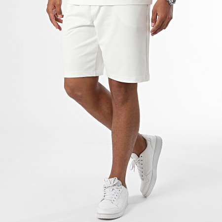 Armita - Ensemble Tee Shirt Et Short Jogging Blanc