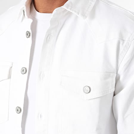 Armita - Sobrecamisa vaquera blanca