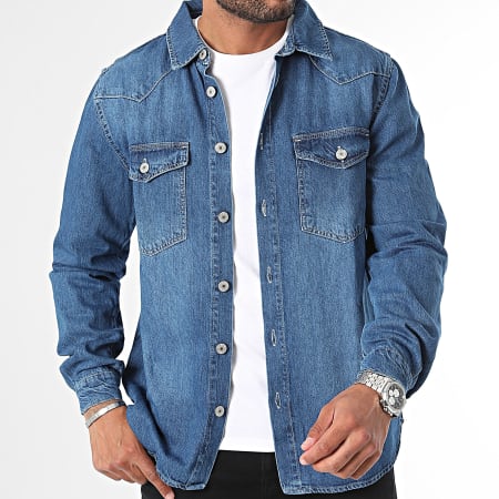 Armita - Blauw denim overhemd