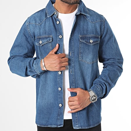 Armita - Blauw denim overhemd