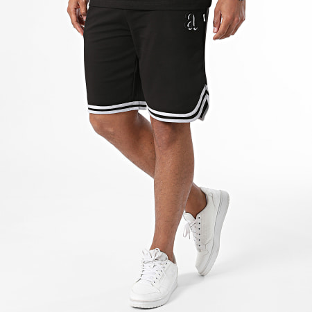 Armita - Ensemble Tee Shirt Et Short Jogging Noir