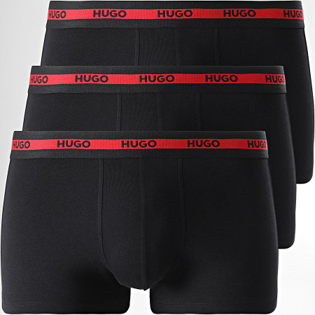 HUGO - Set van 3 boxershorts 50492375 Zwart