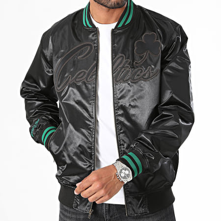 Mitchell and Ness - Veste Zippée NBA Boston Celtics Teside Noir