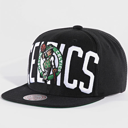 Mitchell and Ness - Gorra Boston Celtics NBA Full Front Snapback HHSS7646 Negra