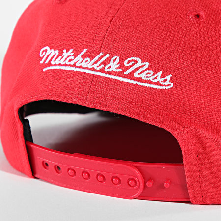 Mitchell and Ness - Chicago Bulls NBA Snapback Cap met volledige voorkant HHSS7646 Rood