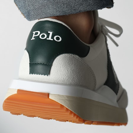 Polo Ralph Lauren - Scarpe da ginnastica Train 89 Bianco Verde