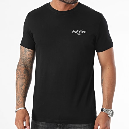 Sale Môme Paris - Tee Shirt Airlines Back Noir