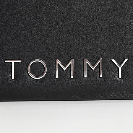 Tommy Jeans - Billetero mediano para mujer Bold 6390 Negro