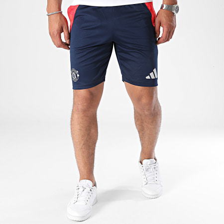 Adidas Sportswear - Pantaloncini da jogging del Manchester United IT2027 blu navy