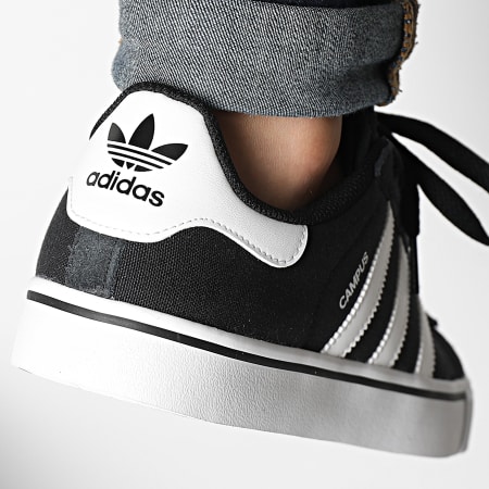 Adidas Originals - Cestini Campus Vulc ID1372 Core Black Footwear White Gum3