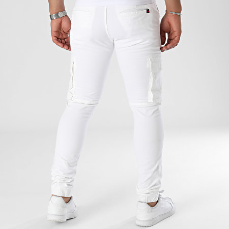 Classic Series - Pantalones cargo blancos