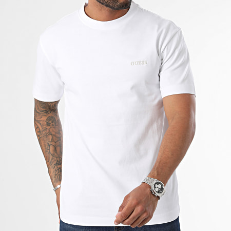 Guess - Camiseta M4YI62-KCCM1 Blanca