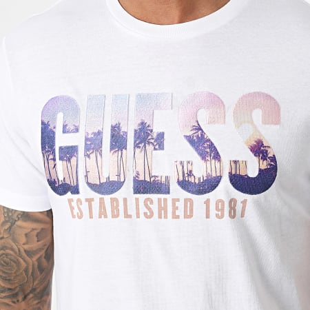 Guess - Tee Shirt M4YI83-K9RM1 Blanc
