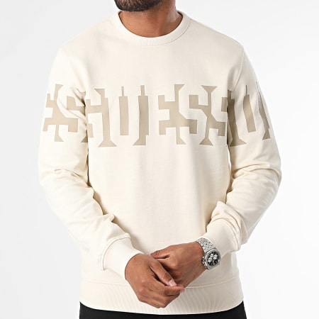 Guess - Crewneck sweatshirt M4YQ16-KC6W1 Beige Taupe