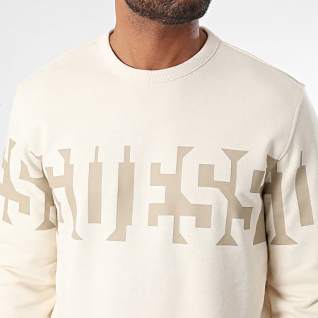 Guess - Sudadera cuello redondo M4YQ16-KC6W1 Beige Topo