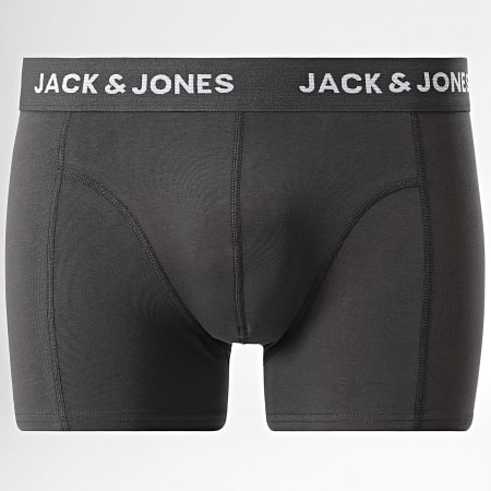 Jack And Jones - Lot De 2 Boxers Hugo Skulls Gris Bleu Marine Orange