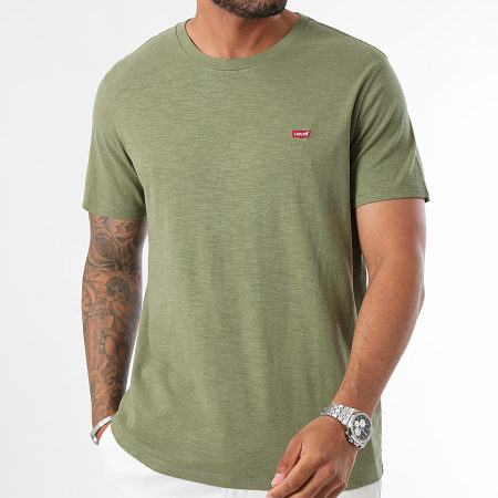 Levi's - Camiseta 56605 Caqui Verde Moteado