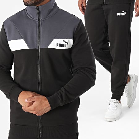 Puma - Power Track Suit 681900 Zwart Grijs