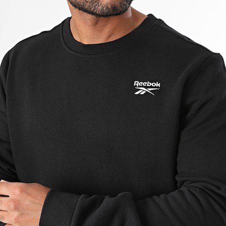 Reebok - Sudadera con cuello redondo Identity Small Logo Fleece 100202864 Negro