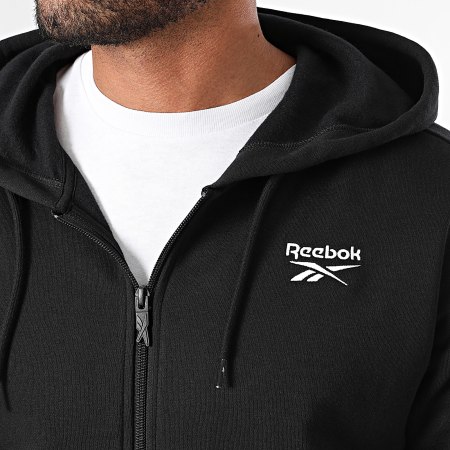 Reebok - Sudadera con capucha y cremallera Identity SL 100202857 Negro