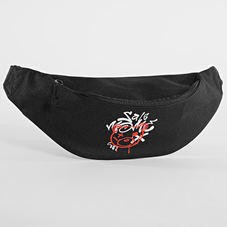 Sale Môme Paris - Graffiti Head Teddy Banana Bag Negro