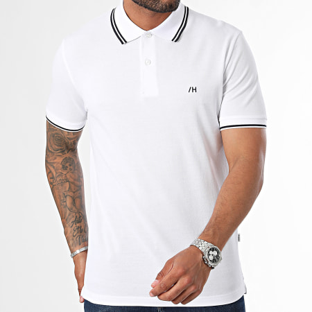 Selected - Dante Sport polo met korte mouwen wit