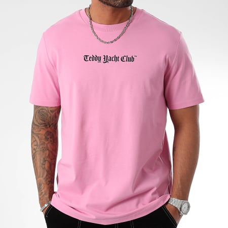 Teddy Yacht Club - Camiseta Oversize Art Series Rosa Burbuja
