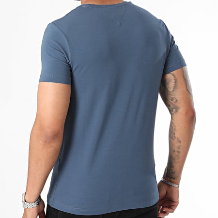 Tommy Hilfiger - Slim Stretch Tee Shirt 0800 Azul Oscuro