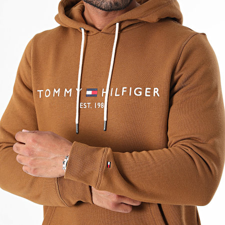 Tommy Hilfiger - Tommy Logo Sudadera con capucha 1599 Marrón