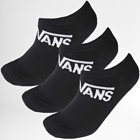 Vans - Lote de 3 pares de calcetines bajos 00F0Z Negro