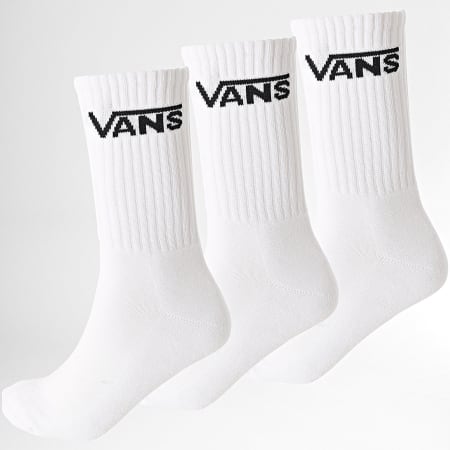 Vans - Lote de 3 pares de calcetines blancos 00F0X