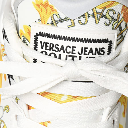 Versace Jeans Couture - Fondo Dynamic 77YA3SA1-ZS654 Wit Gouden Renaissance Sneakers